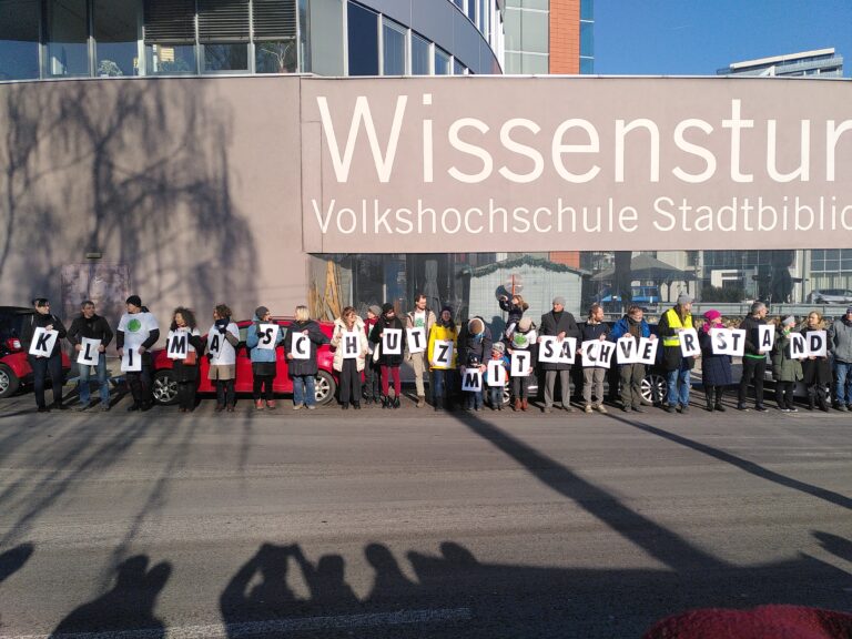 Demonstration für Lösungen & Klimaschutz mit Sachverstand