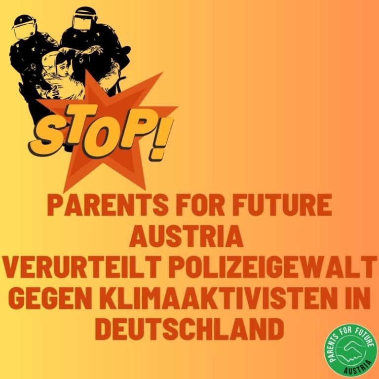 Parents For Future verurteilt Polizeigewalt