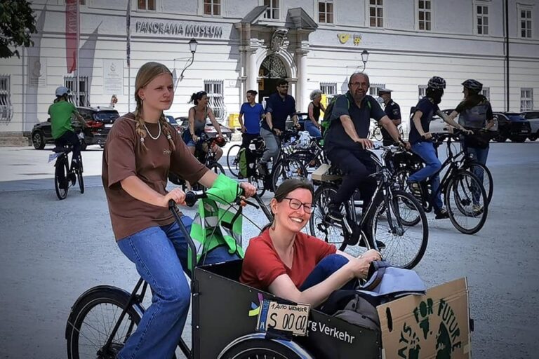 Read more about the article Fahrraddemo „Klimaschutz statt Garagenschmutz“