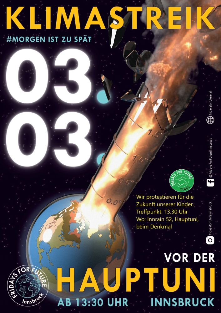 Read more about the article Parents for Future beteiligen sich am Klimastreik in Innsbruck!